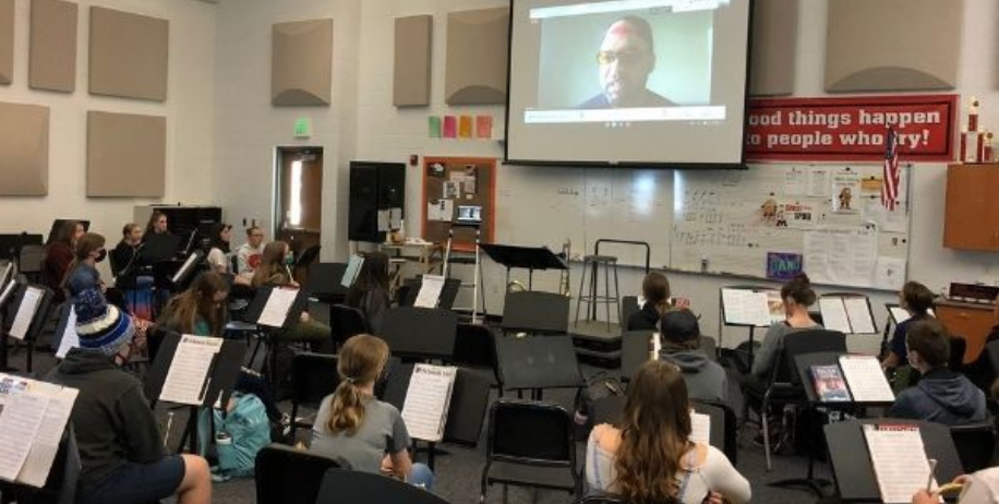 Students meet virtually with composer Darryl Johnson II,