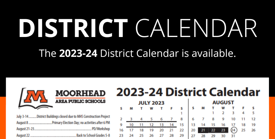 Introducing the 2023-24 District Calendar
