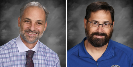 Moorhead Teachers of the Year Joe Leggio and Jeff Offutt