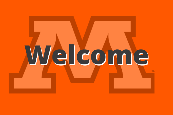 This image reads welcome superimposed on the Moorhead logo.