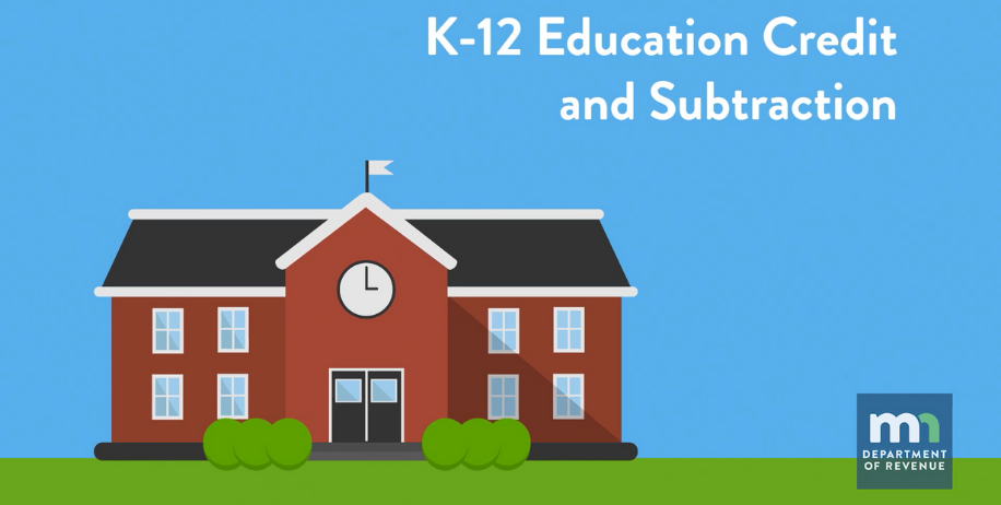 k-12 Education Credit and Subtraction