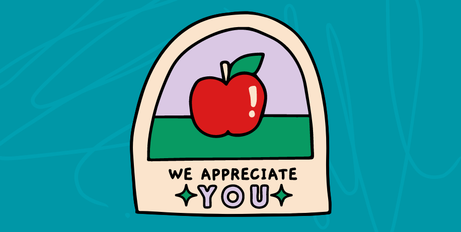 Graphic that says we appreciate you
