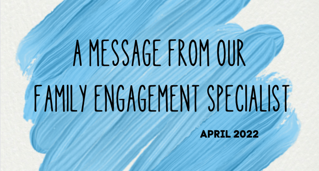 Blue Family Engagement Message 