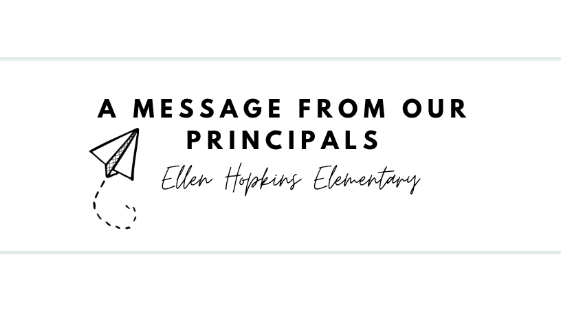 A Message from our Principals