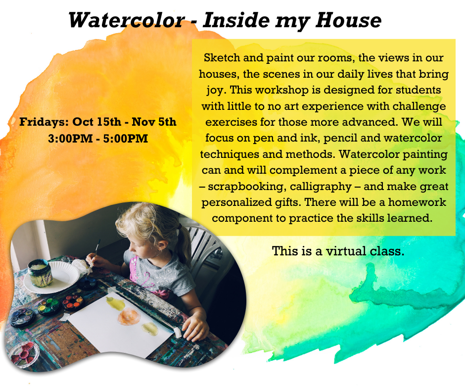 Watercolor - Inside my house