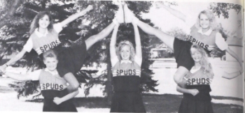 Cheerleading photo from 1992