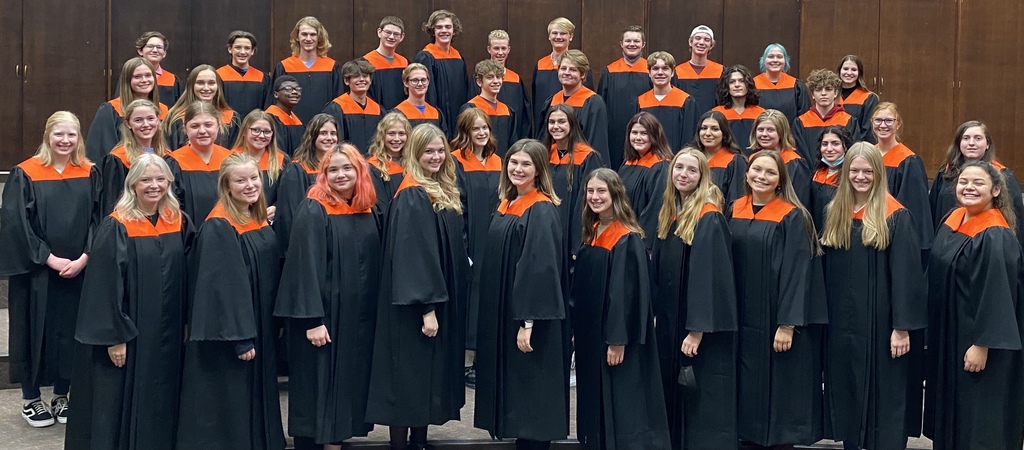 Group photo of the MHS Choir