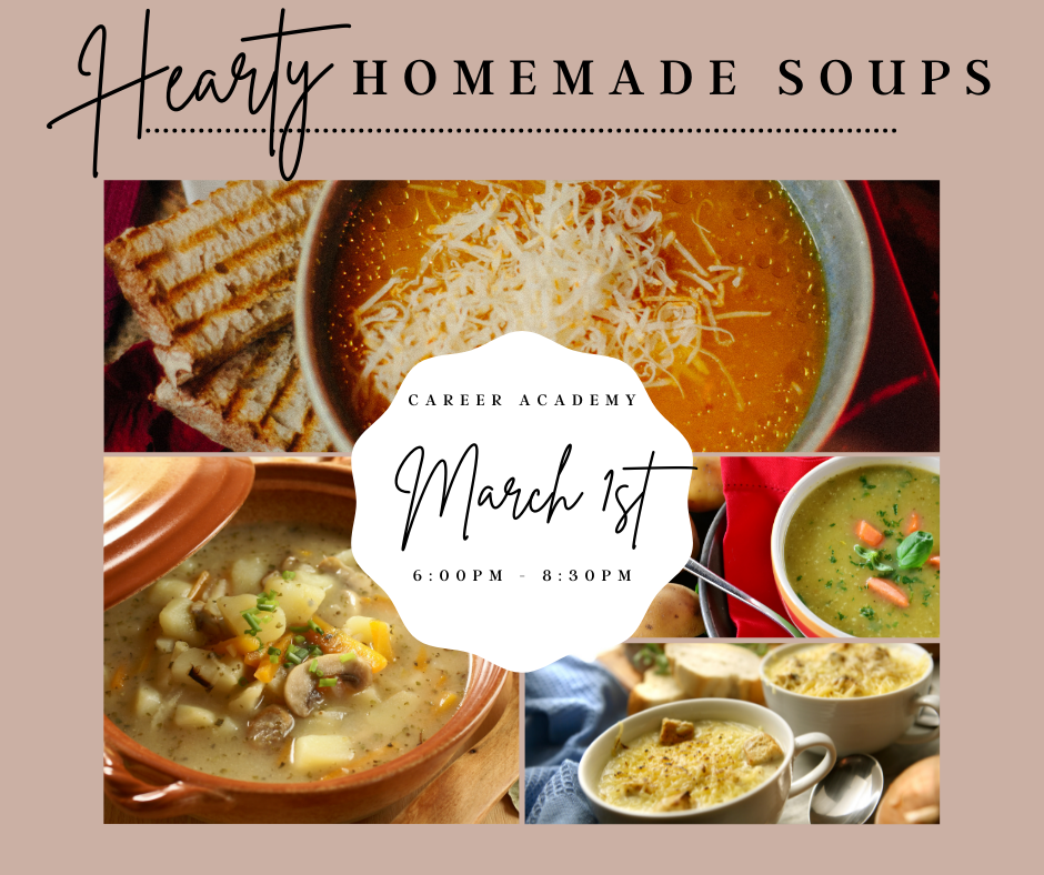 Hearty homemade soups