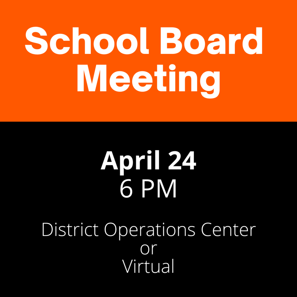 School Board Meeting April 24